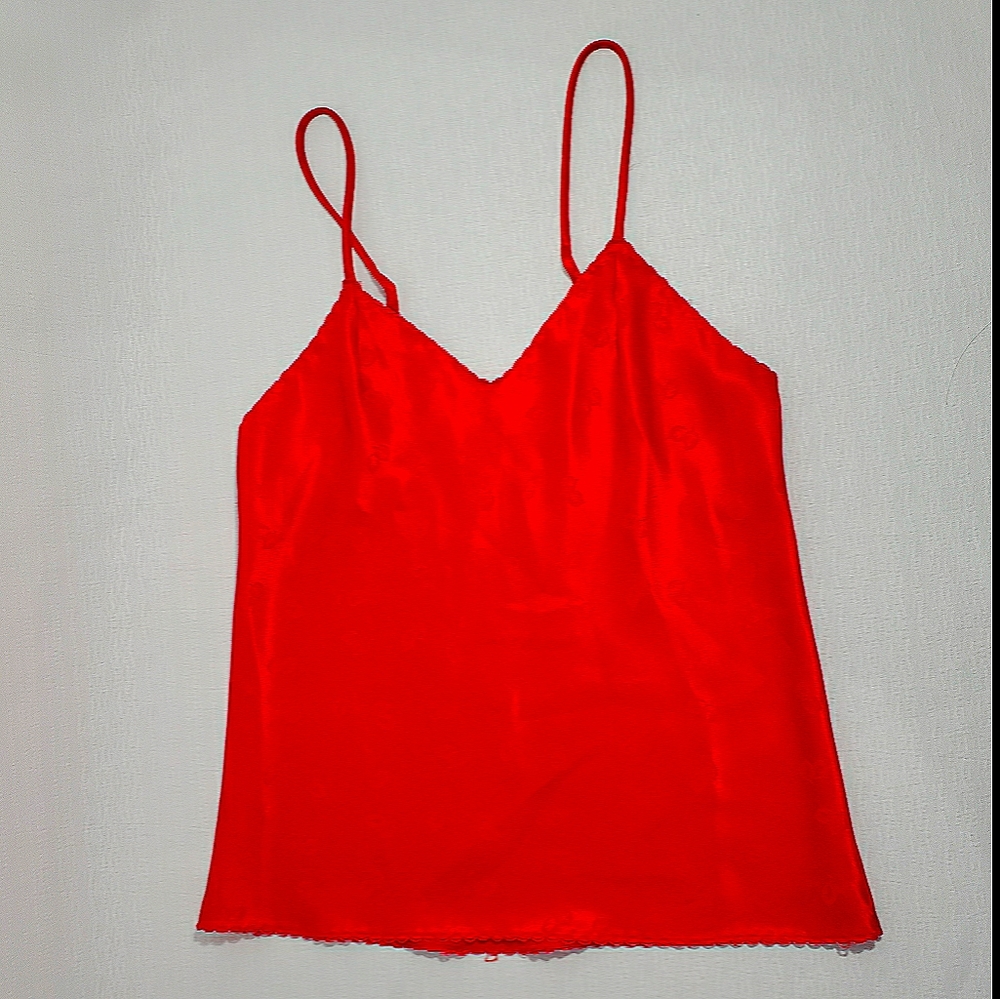 Vintage Red  Camisole Size 25 P ILGWU